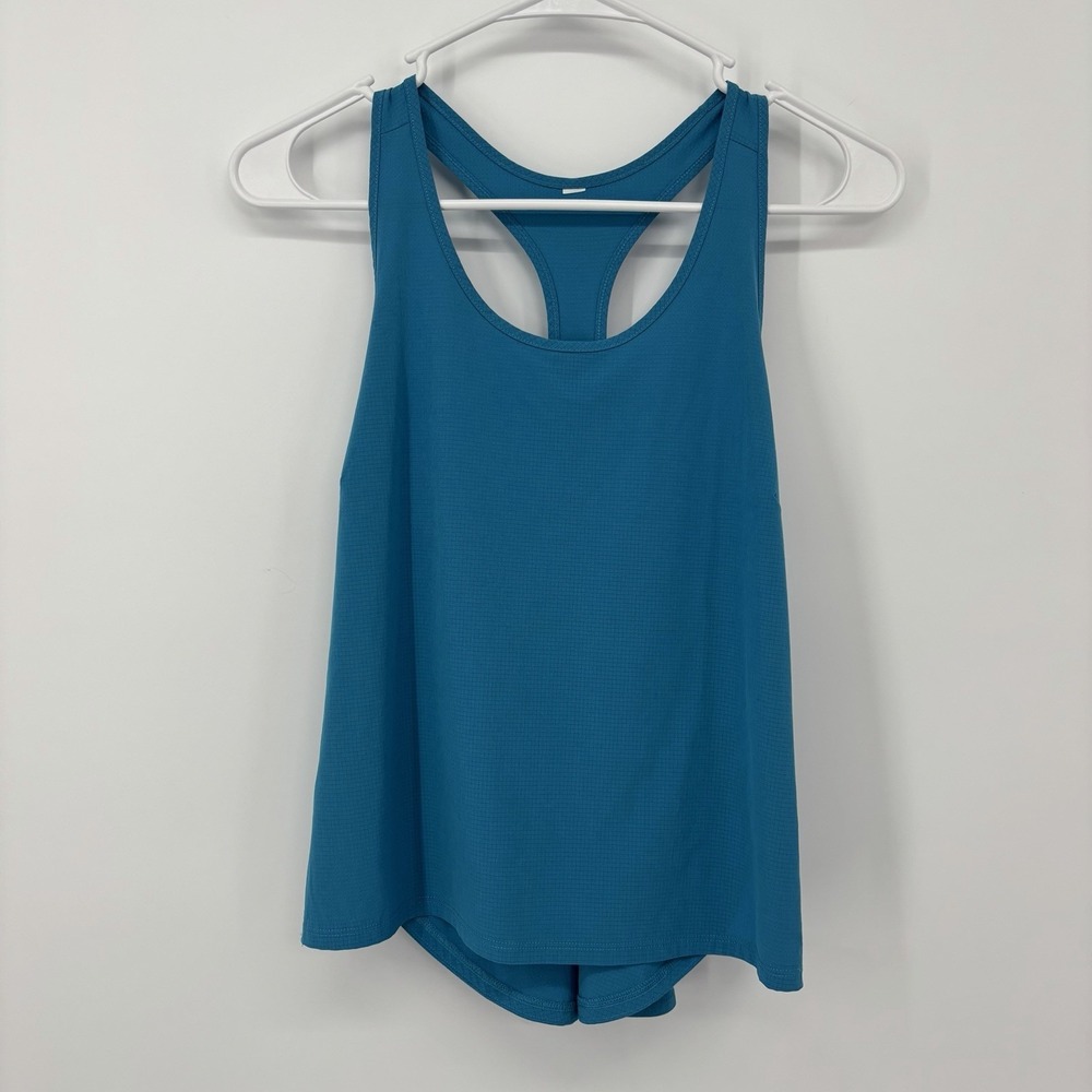 Athleta Blue Tank Top Racerback Womens Size Small/Medium Athletic Gym Running